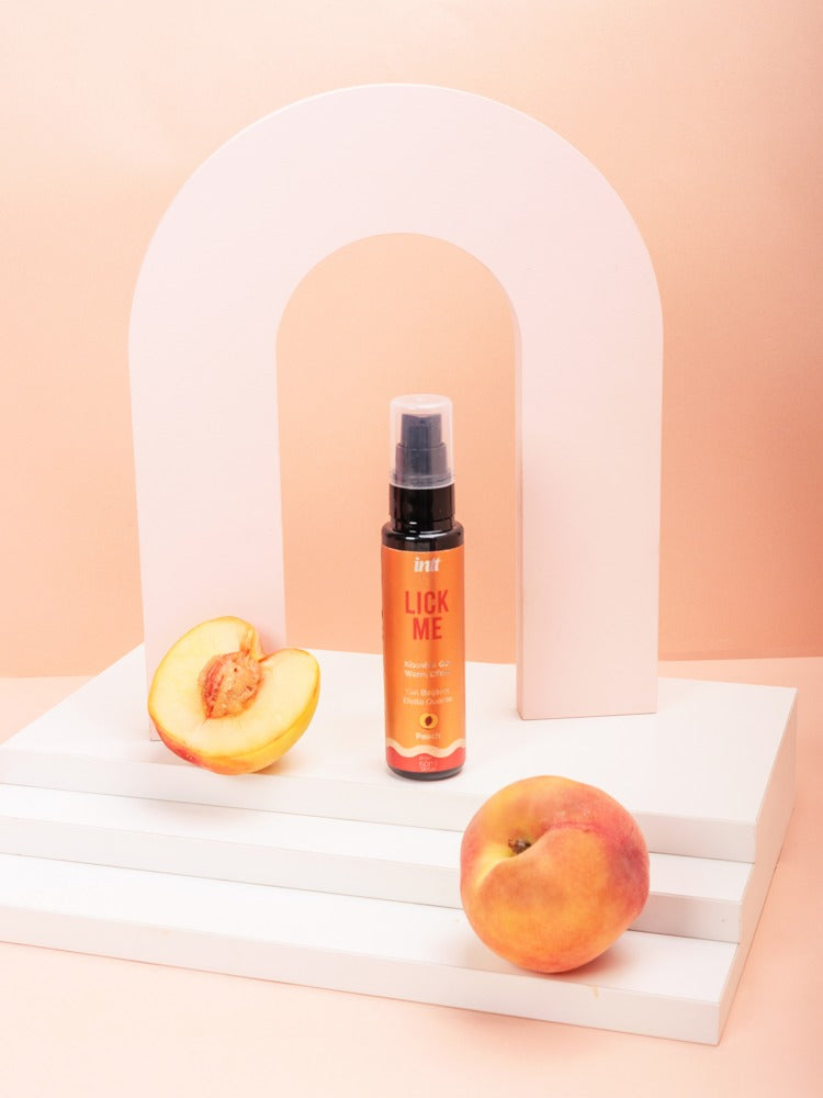 intt lick me kissable gel peach 50ml sinnliches aromagel pfirsich szene