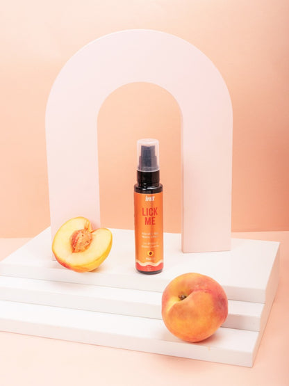 intt lick me kissable gel peach 50ml sinnliches aromagel pfirsich szene