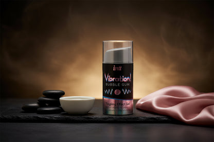 intt Liquid Vibration Bubble Gum Stimulationsgel Flasche mit Kaugummi-Aroma und kühlend prickelndem Effekt