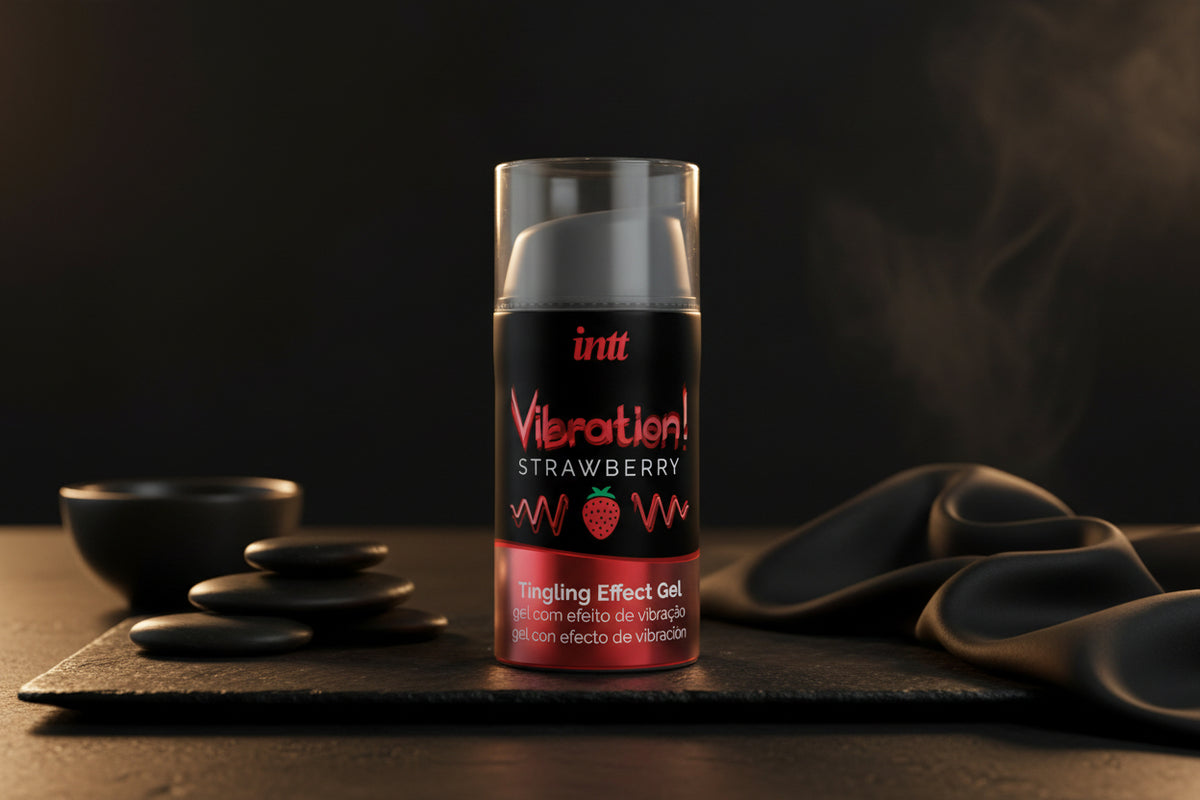 intt Liquid Vibration! Strawberry Stimulationsgel mit Erdbeer-Aroma