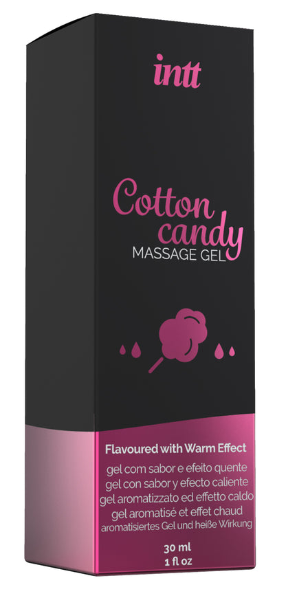 intt Massage Gel Cotton Candy Detailansicht süßes Massagegel