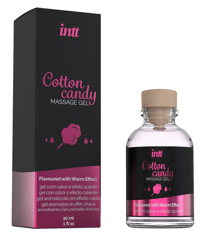 intt Massage Gel Cotton Candy Verpackung süßes Aroma Intimate Wellness