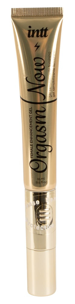 intt Orgasm Now Stimulationsgel Tube Detailansicht mit Applikator