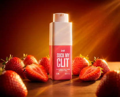 intt Suck my Clit Wild Strawberry Stimulationsgel Detailansicht