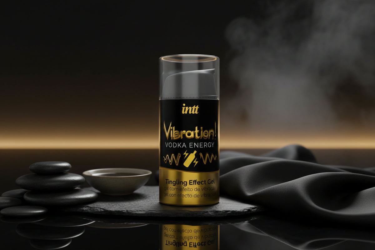 Vibration! Vodka Stimulationsgel mit wärmendem Effekt und pflanzlichen Extrakten