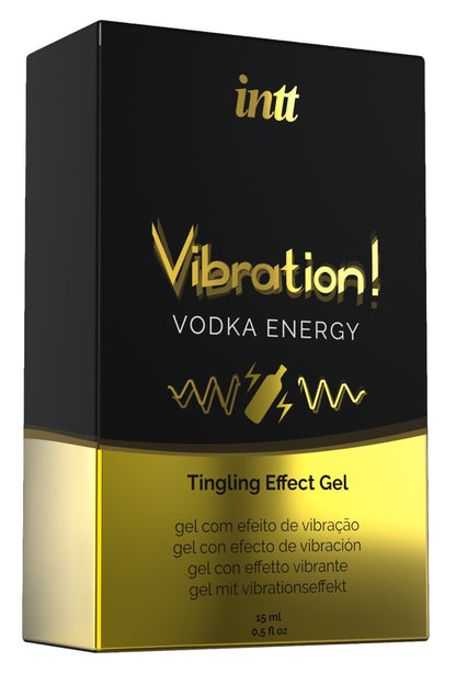 intt Vibration Vodka Energy Stimulationsgel Verpackung Vorderseite