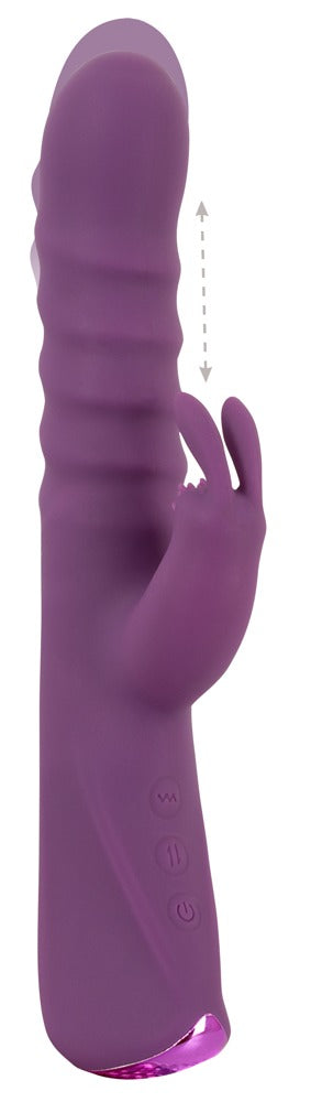 Javida 2 Function Rabbit Vibrator Gesamtansicht in Lila