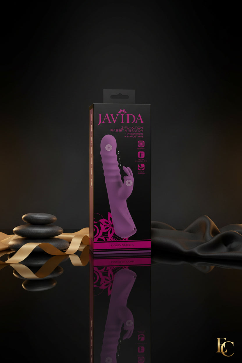 Verpackung des Javida 2 Function Rabbit Vibrators Vorderseite