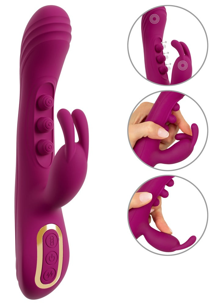 Javida 2 Function Vibrator mit dualer Stimulation und Funktionsdetails