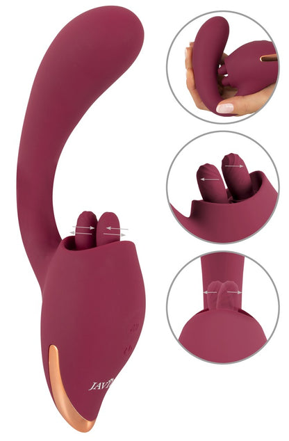 Javida 2 Function Vibrator mit Dual-Stimulation für sanfte intime Wellness Momente