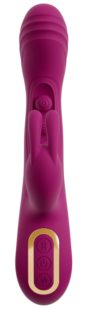 Frontansicht des Javida Vibrators mit intuitivem Bedienfeld