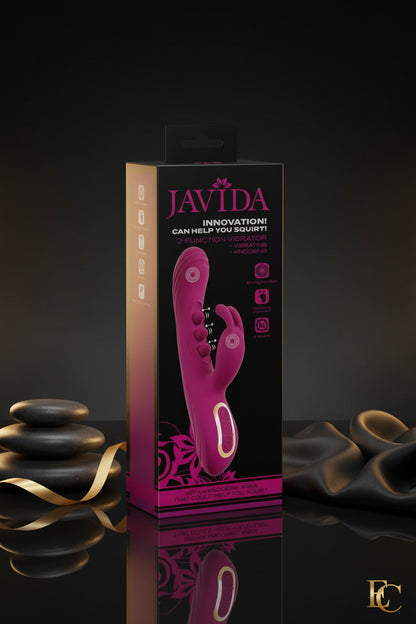 Produktverpackung des Javida Vibrators Vorderseite