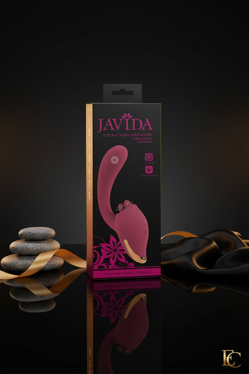 Produktverpackung des Javida 2 Function Vibrators in elegantem Design