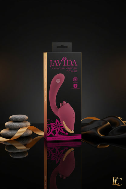 Produktverpackung des Javida 2 Function Vibrators in elegantem Design