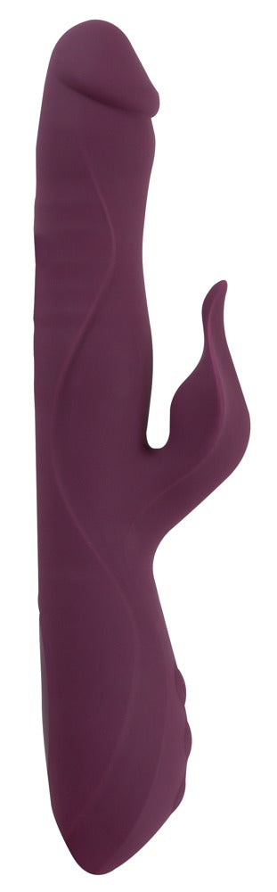Seitenansicht des Javida 3 Function Vibrators aus softem Silikon