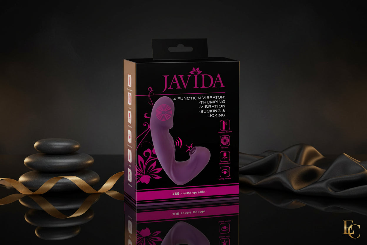 Verpackung Javida 4 Function Vibrator Frontansicht