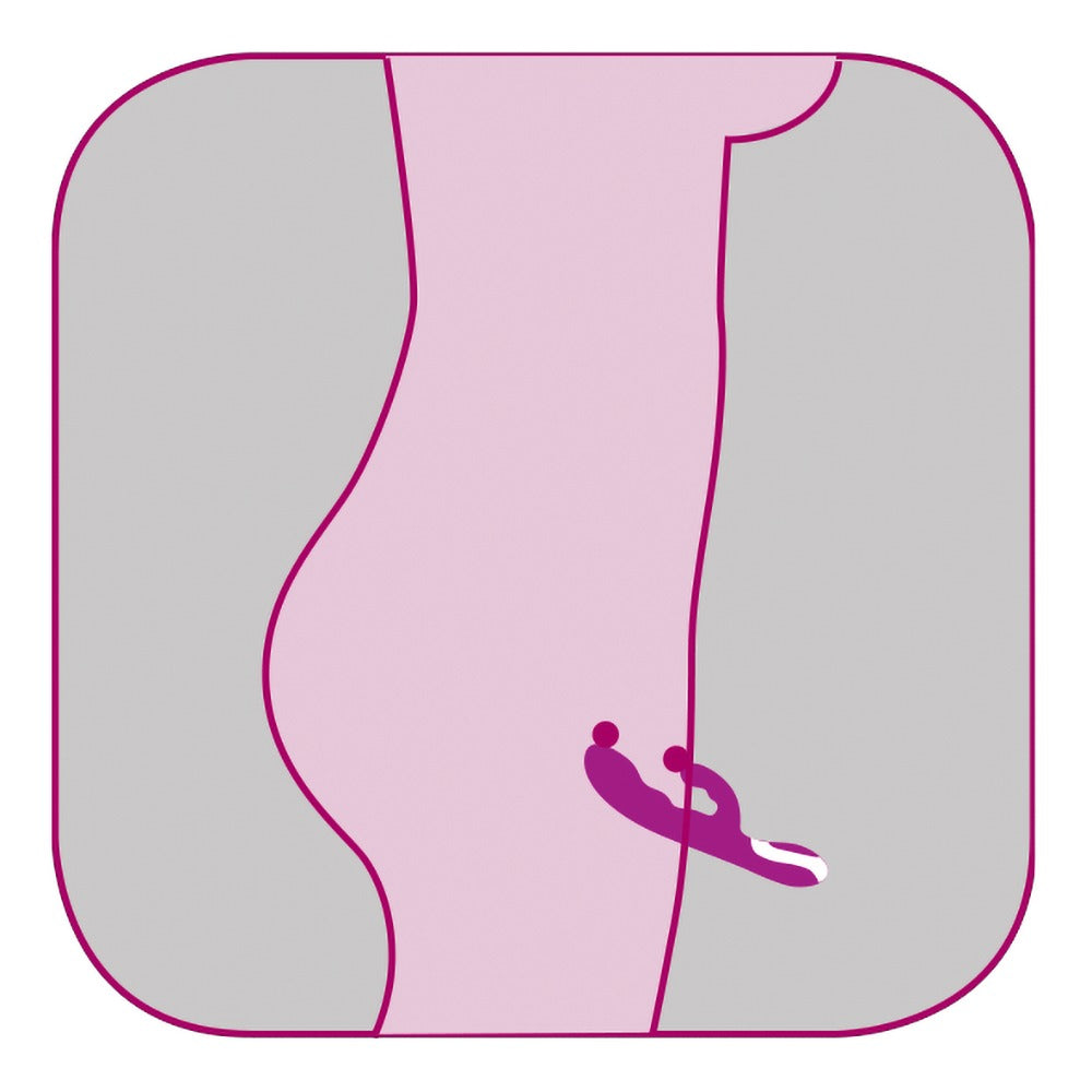 Flexible Form des Rabbitvibrators für körpernahe Anpassung