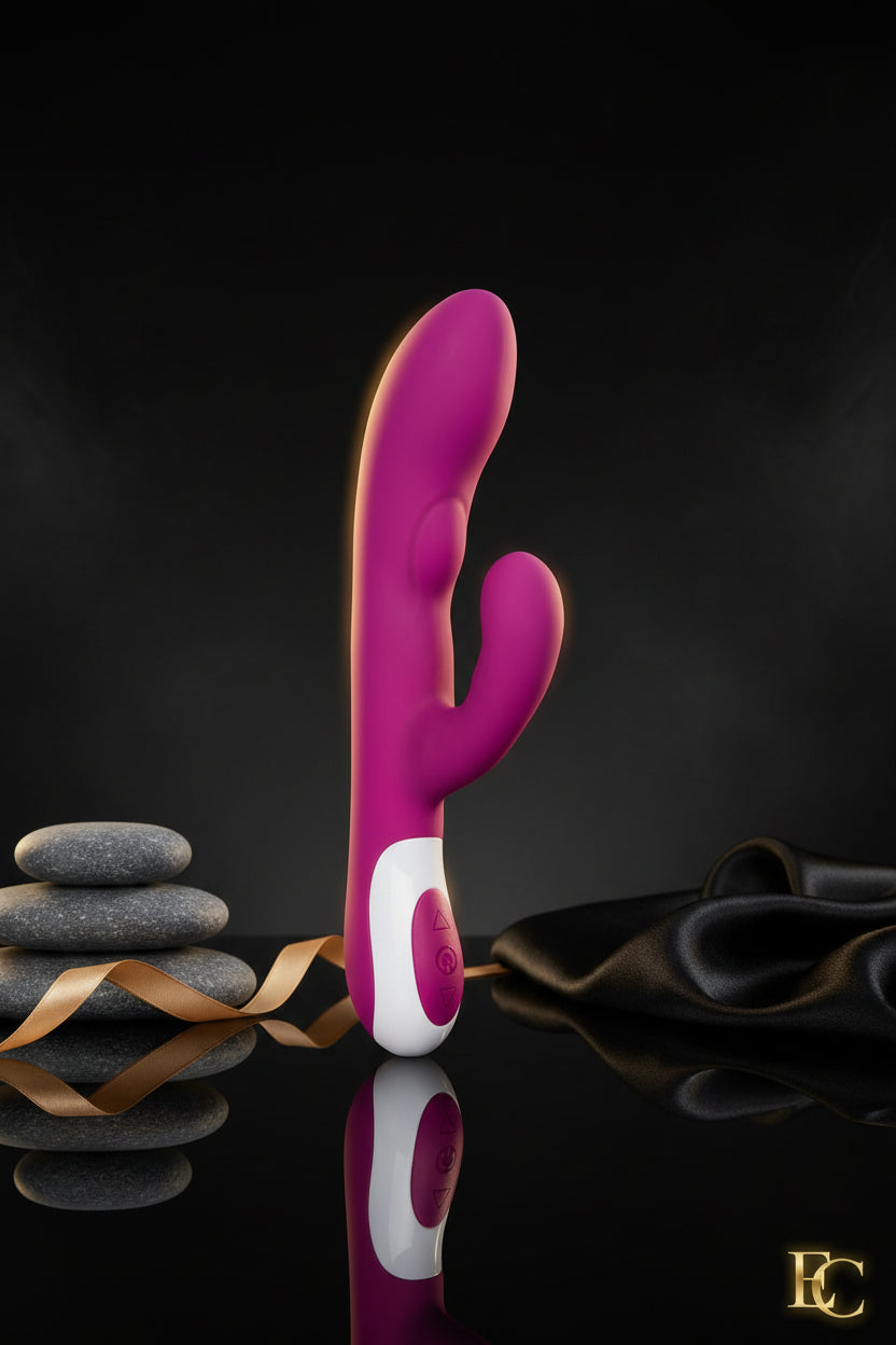 Javida Heating Vibe, Rabbitvibrator mit Wärmefunktion und zwei Motoren.