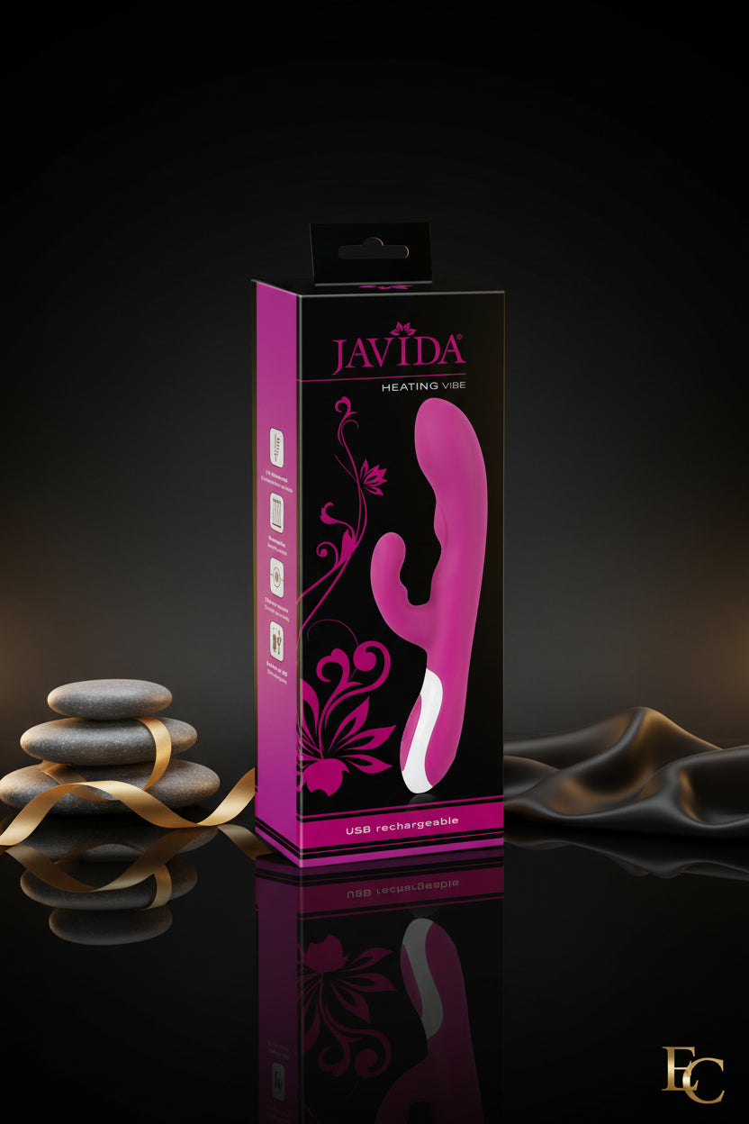 Verpackung Vorderseite des Javida Heating Vibe