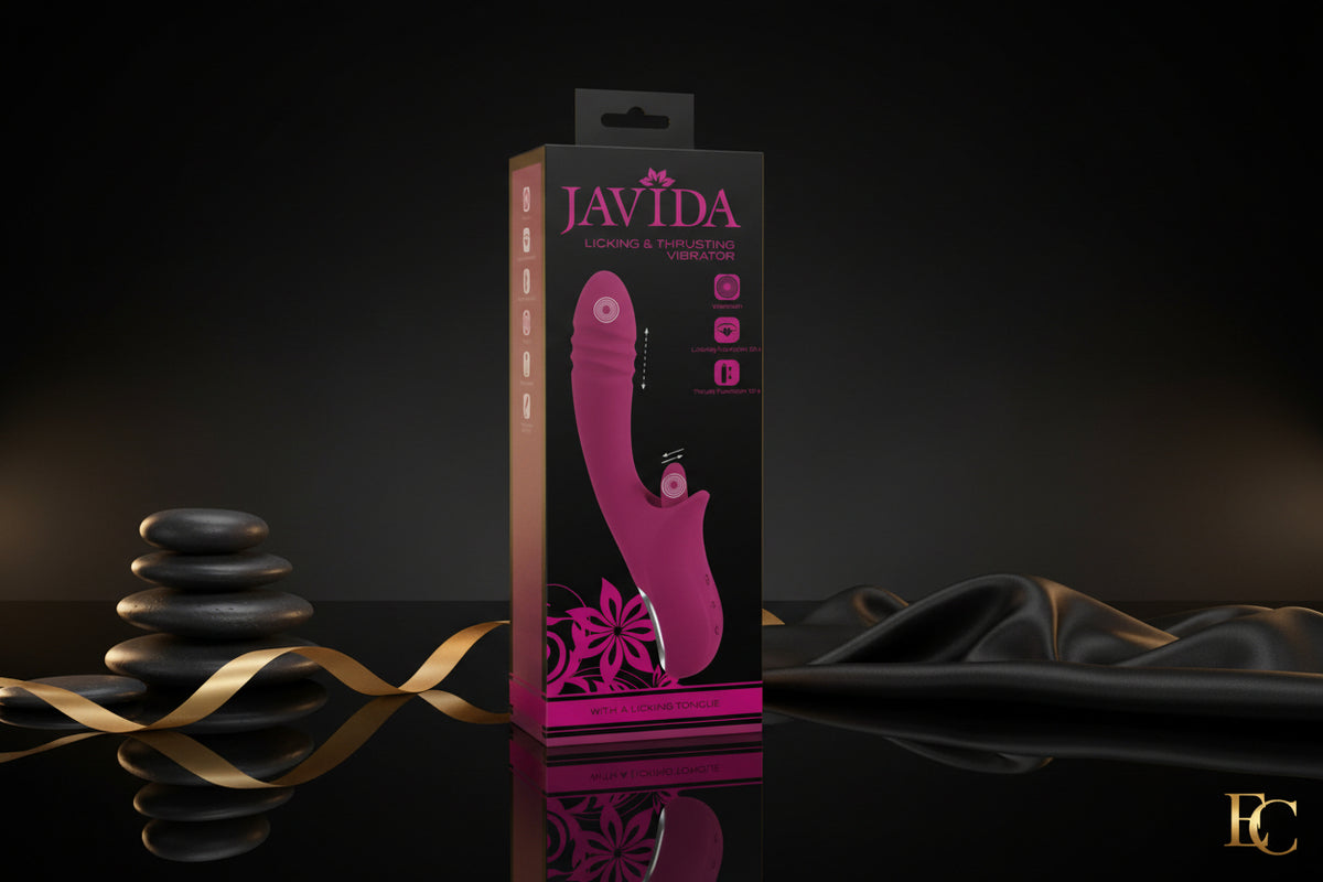 Javida Licking & Thrusting Vibrator mit vibrierender Zunge
