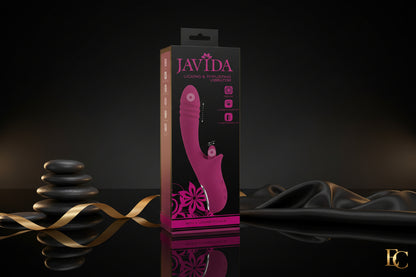 Verpackung Vorderseite Javida Licking & Thrusting Vibrator