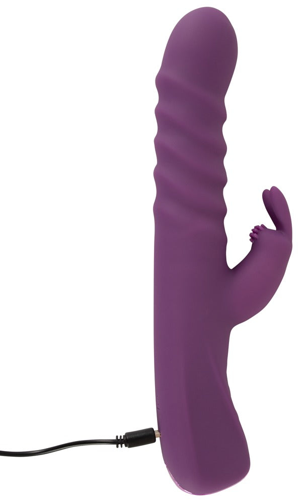 Rabbit Vibrator mit Ladeanschluss und Kabel