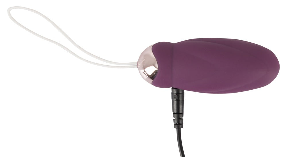 Vibro-Ei mit flexiblem Rückholband aus Silikon