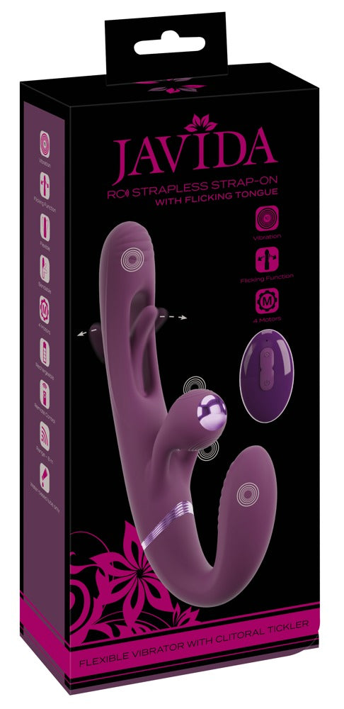 Produktverpackung des Javida Strapless Vibrators Vorderseite