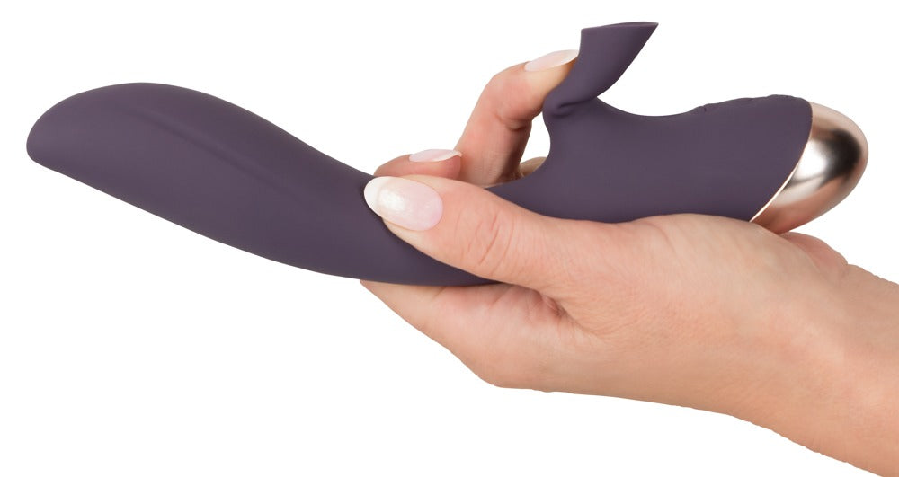 Javida Sucking Vibrator Saugvibrator ergonomische Form in der Hand
