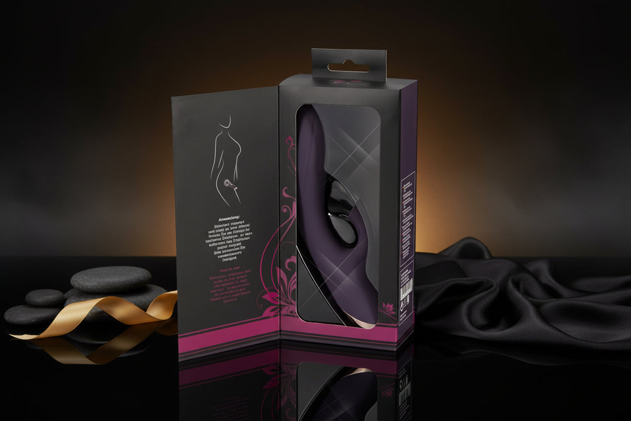 Javida Sucking Vibrator Produktverpackung Studioansicht