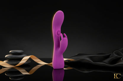 Javida Thumping Rabbit Vibrator in Lila Seitenansicht