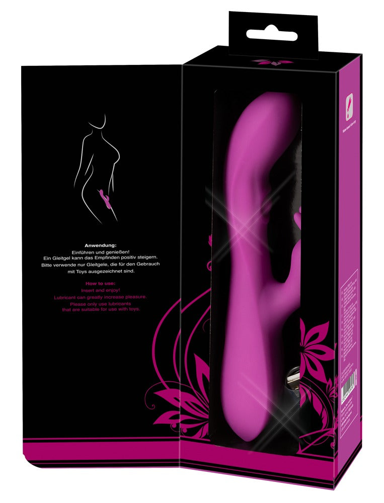 Rückseite der Verpackung des Javida Thumping Rabbit Vibrators