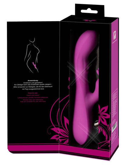 Rückseite der Verpackung des Javida Thumping Rabbit Vibrators
