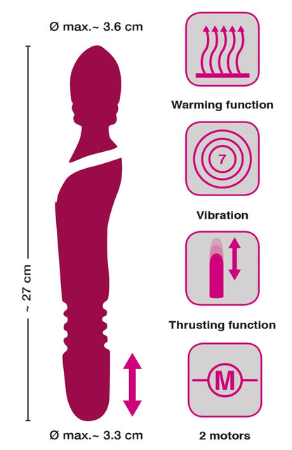 Javida Warming Thrusting Vibe Massagestab Funktionen Übersicht