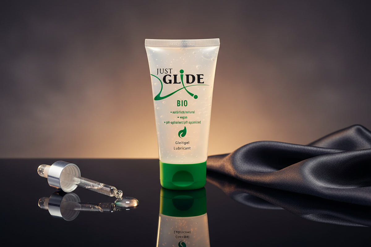 Bio Gleitgel von Just Glide für natürliche Intimität und Wohlbefinden