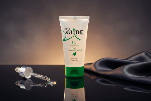 Just Glide Bio Gleitgel 50 ml – veganes, wasserbasiertes Gleitgel ohne Duftstoffe