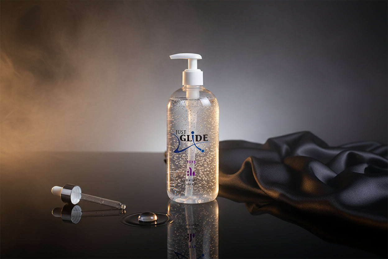 Just Glide Toylube wasserbasiertes Gleitgel 500 ml Spender transparent