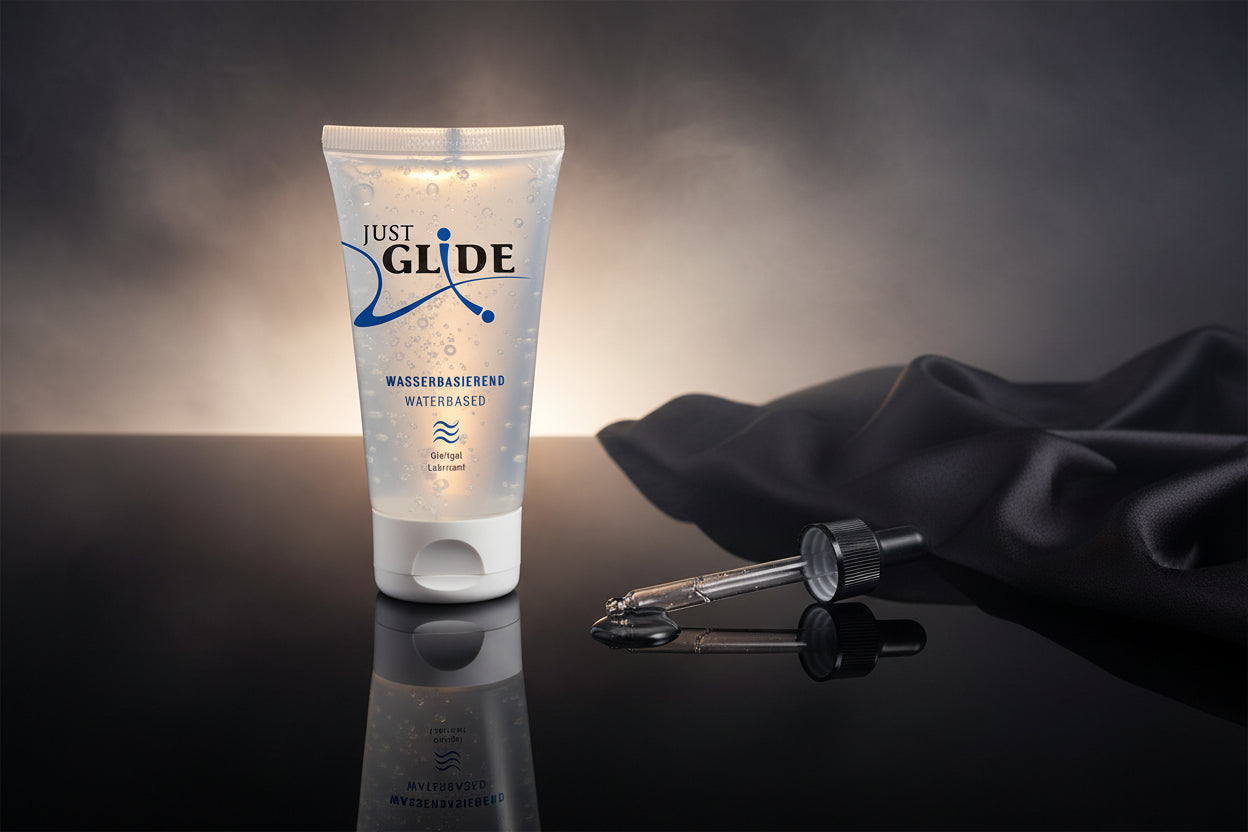 Just Glide wasserbasiertes Gleitgel 50 ml – vegan und neutral