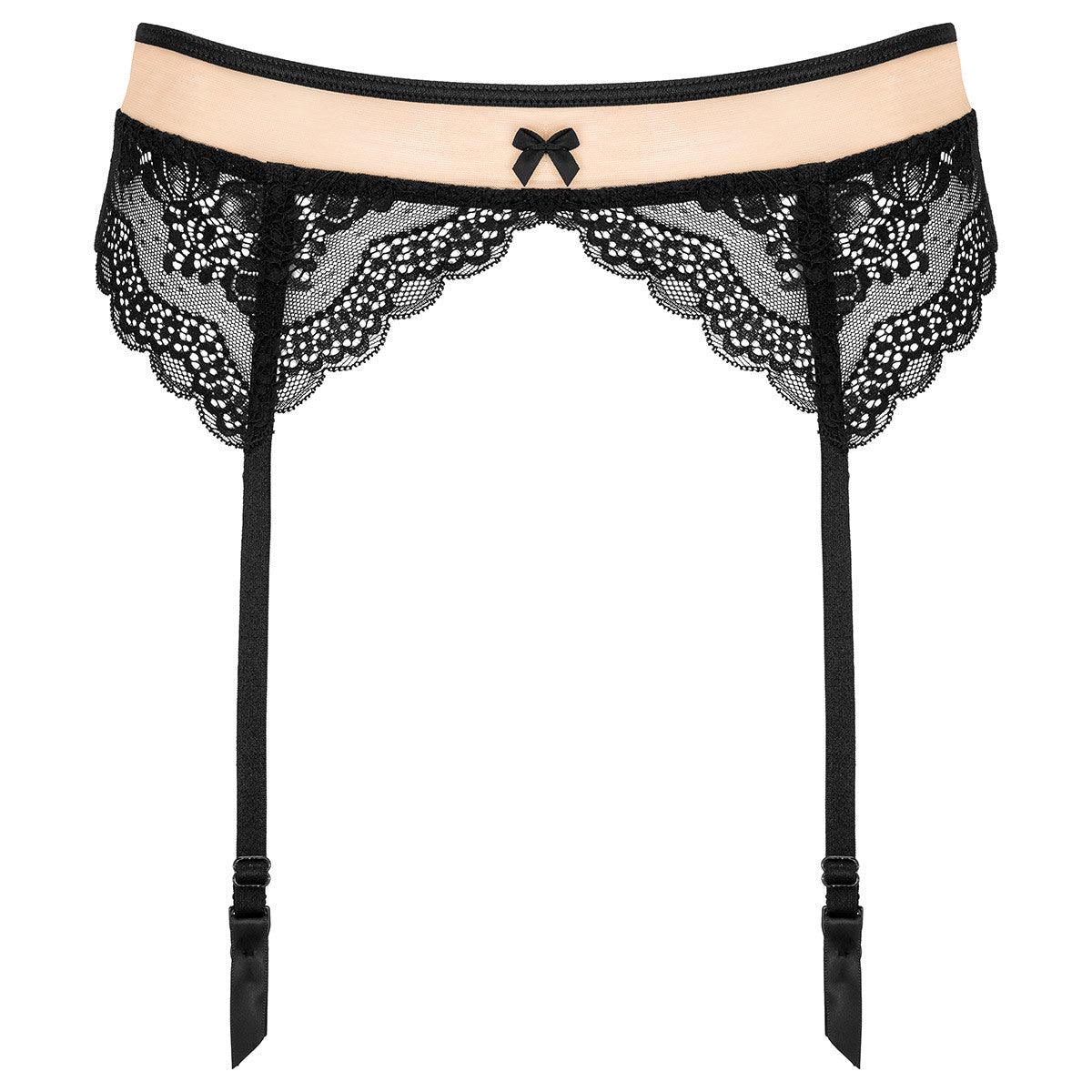 Kotek KO G001 garter belt black-beige - Produktansicht 3
