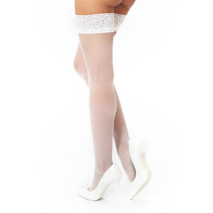 Kotek KO H012 hold ups white 15den - Produktansicht 2