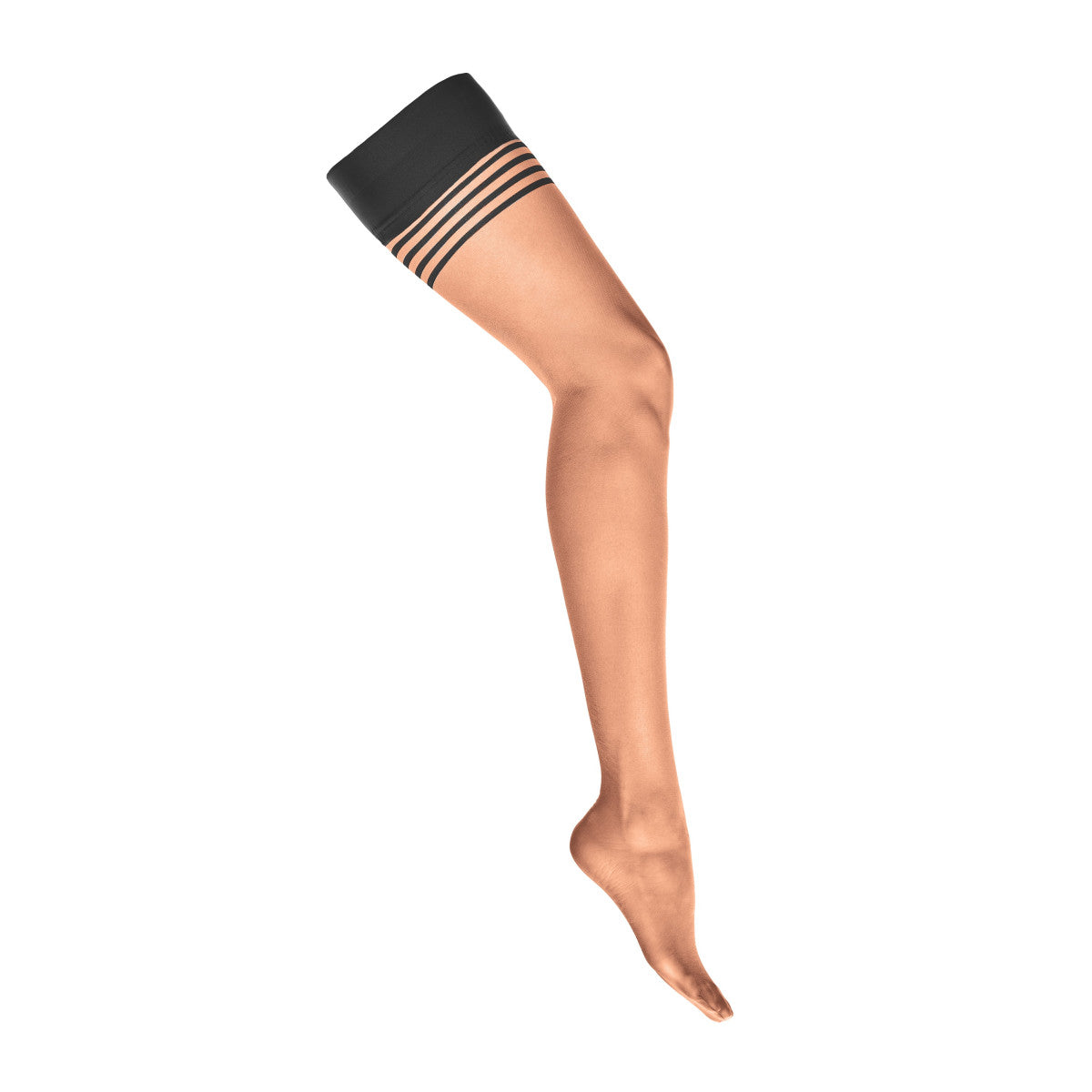 Kotek KO H032 hold ups nocciola-black 20den - Produktansicht 3