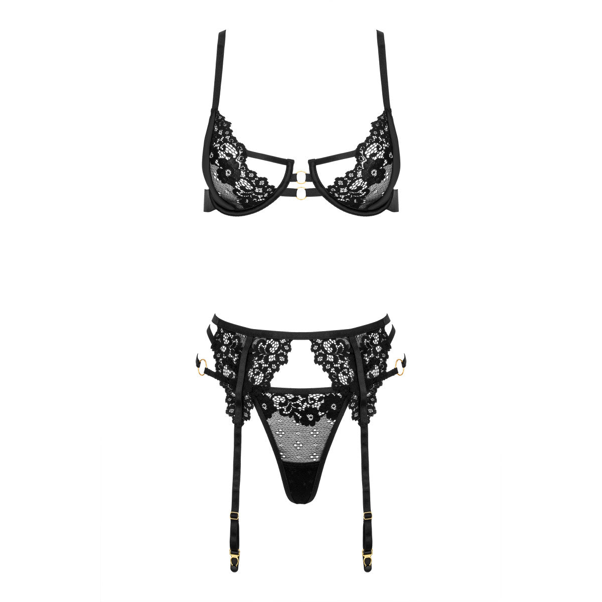 Kotek KO Lacina 3pcs set black - Produktansicht 3