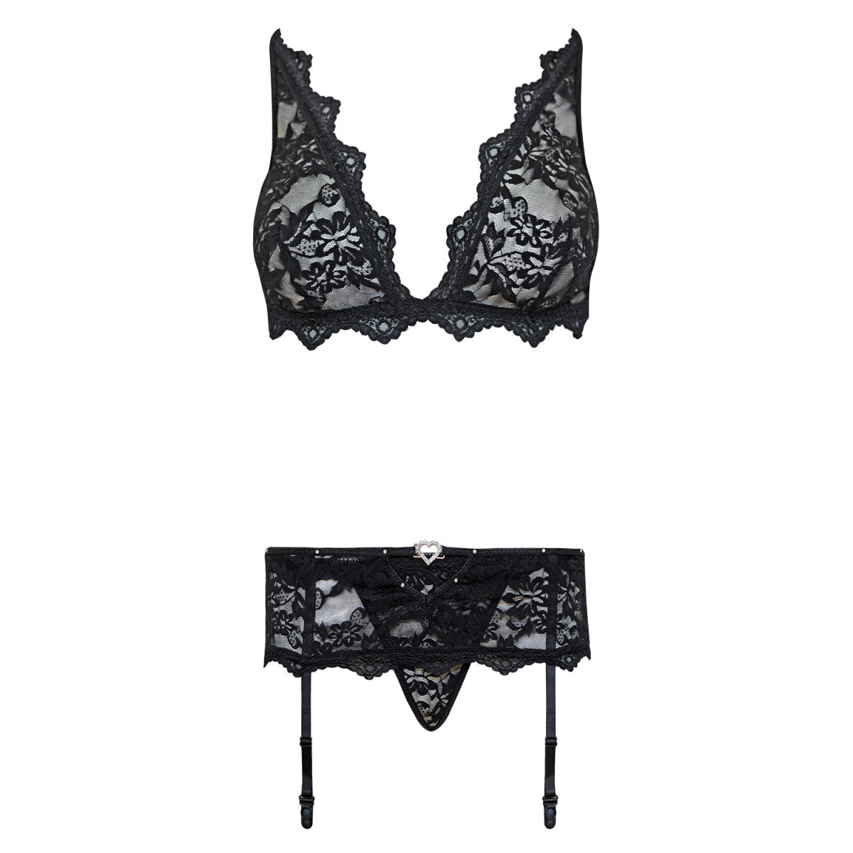 LivCo Corsetti Fashion LC Belita 3pcs set black - Produktansicht 3