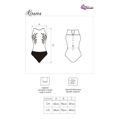 LivCo Corsetti Fashion LC Kiraven body black - Produktansicht 6