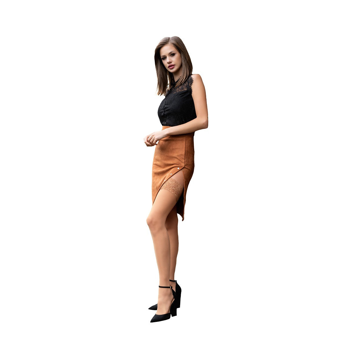 LivCo Corsetti Fashion LC Kornelie holds up light natural 20den - Produktansicht 3