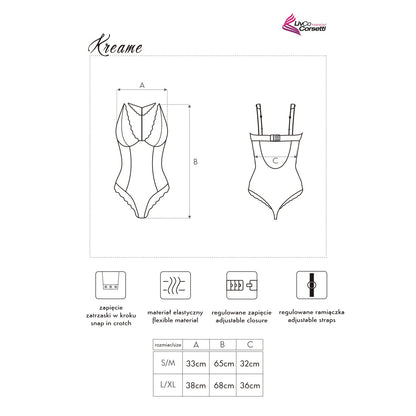 LivCo Corsetti Fashion LC Kreame body pink - Produktansicht 7