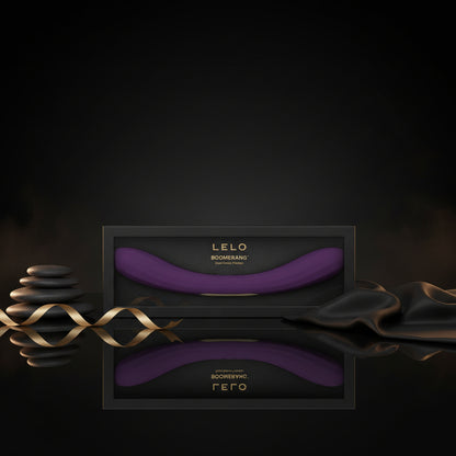 LELO Boomerang Doppelvibrator in Lila mit elegantem Premium-Design