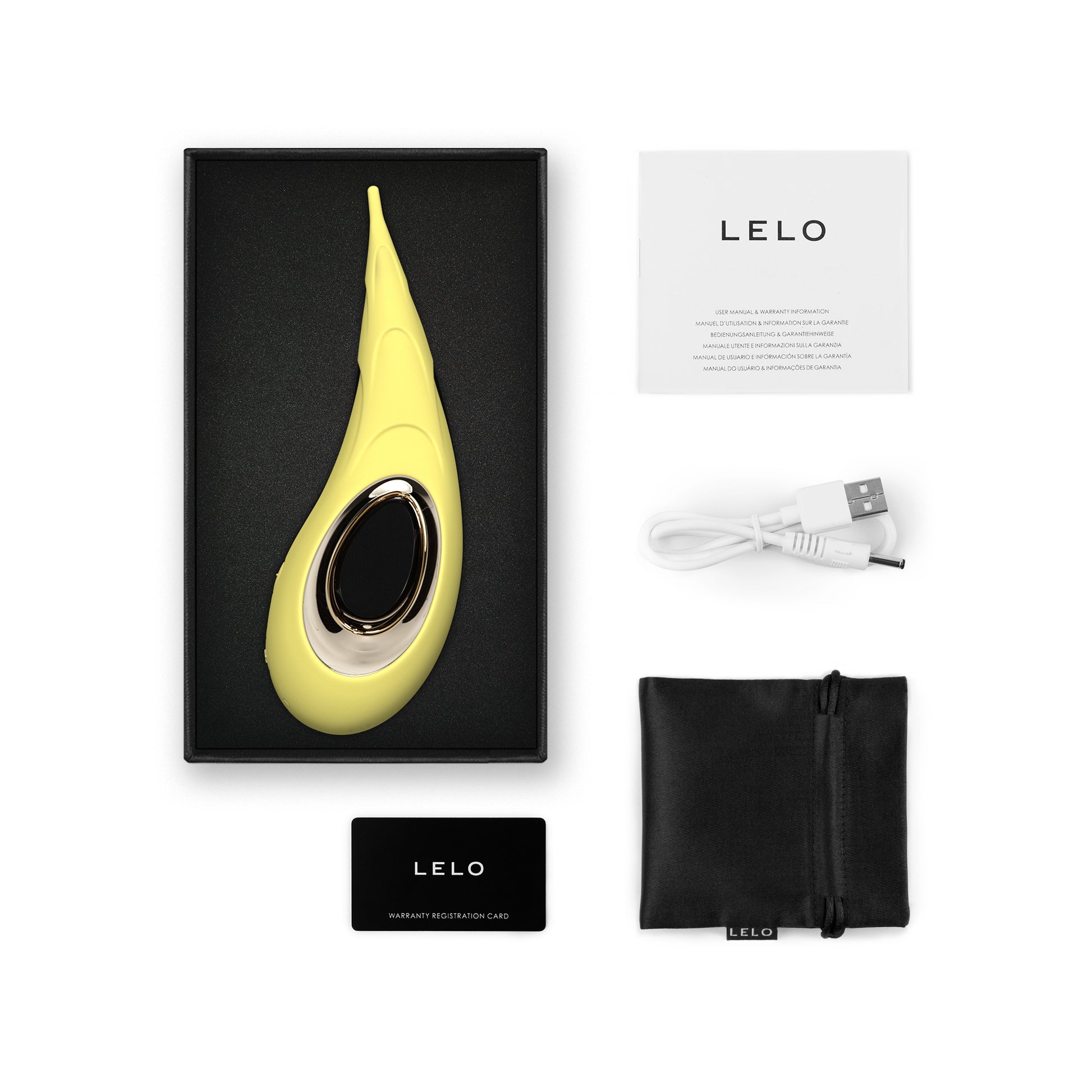LELO DOT Cruise Lieferumfang mit Zubehör
