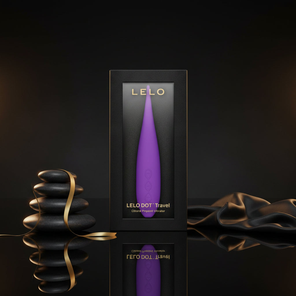 LELO DOT Travel Premium Edition in lila Verpackung