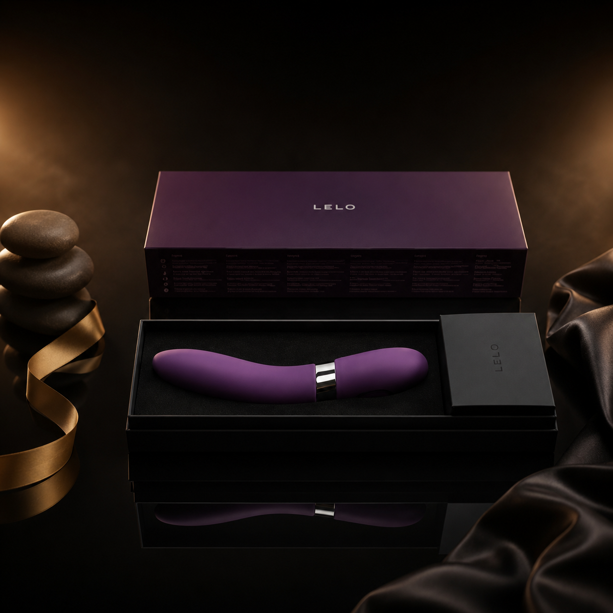 LELO ELISE 2 Premium Vibrator in Lila mit luxuriöser Geschenkbox